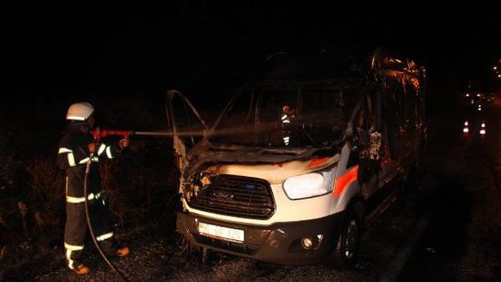 Təcili yardım maşınında QORXUNC OLAY: xəstə YANARAQ ÖLDÜ - ŞOK TƏFƏRRÜAT - FOTO