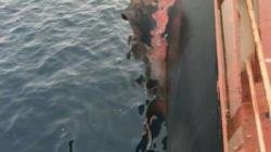 Türkiyəyə məxsus gəmidə PARTLAYIŞ - FOTO