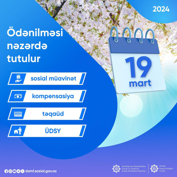Əhaliyə Novruz müjdəsi - Martın 19-dan...