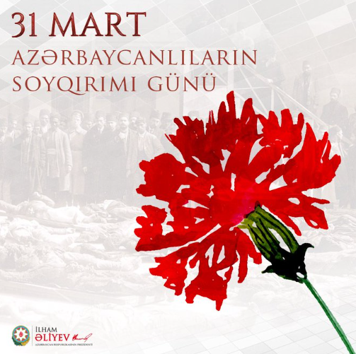 Prezident İlham Əliyev 31 Mart Soyqırımı ilə bağlı paylaşım edib - FOTO