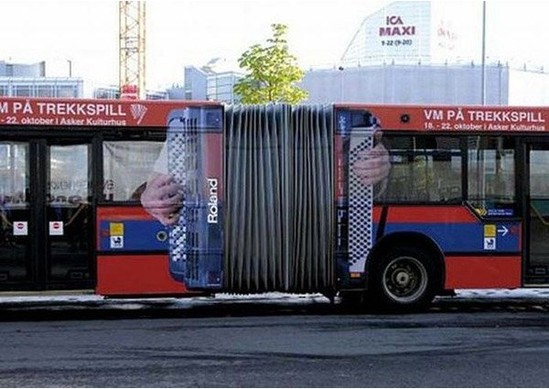 Gördükdə mütləq diqqətinizi çəkəcək 14 avtobus reklamı - FOTOLAR