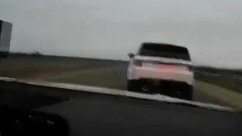 İçib "Range Rover"lə təhlükəli manevr etdi, həbs olundu (VİDEO)