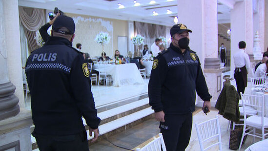 Polis toylarla bağlı monitorinqin görüntülərini yaydı - FOTO/VİDEO