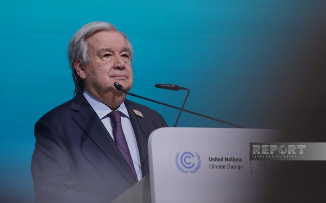 BMT Baş katibi ABŞ-nin İrana zərbələrini "beynəlxalq sülh və təhlükəsizliyə təhdid" adlandırıb