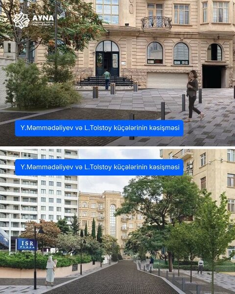 Bakının mərkəzində daha 5 küçə piyadalaşdırılır - Foto
