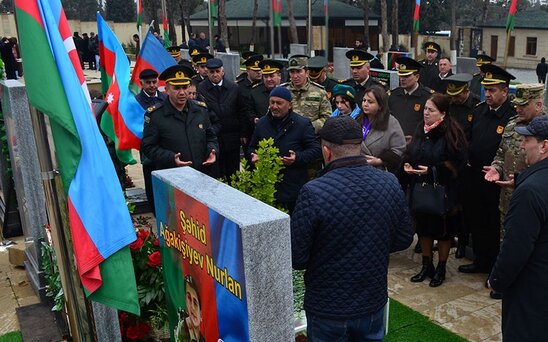 Şəhidin xatirəsinə həsr olunan anım mərasimi keçirilib