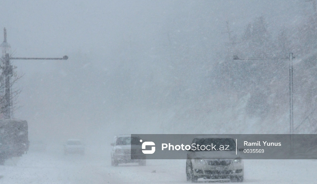 Azərbaycanda bu ərazilərə QAR YAĞIR - FAKTİKİ HAVA