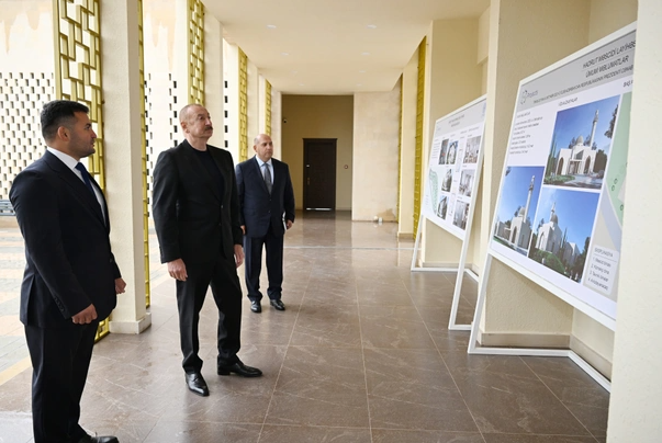 Hadrut qəsəbəsində inşa edilmiş məscidin açılışı olub