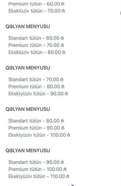 "Syrovarnaya" restoranında müştərilərə menyudan fərqli hesab təqdim olunur