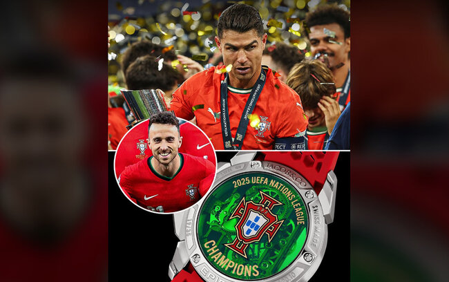 Ronaldo DÇ-yə vəsiqə qazandıqlarına görə komanda yoldaşlarına 50 minlik saat verdi - Fotolar