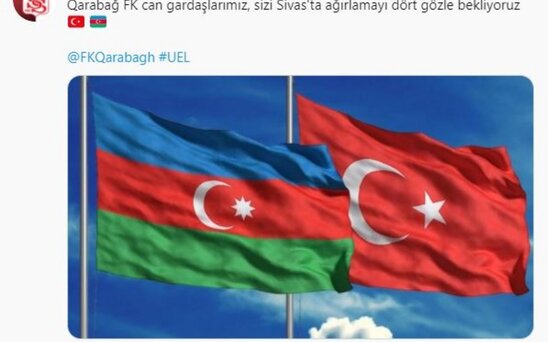 "Sivasspor": "Can qardaşlarımızı qonaq etməyi 4 gözlə gözləyirik"