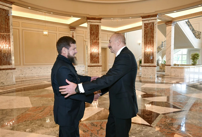 İlham Əliyev Ramzan Kadırovu qəbul edib - YENİLƏNİB+FOTO