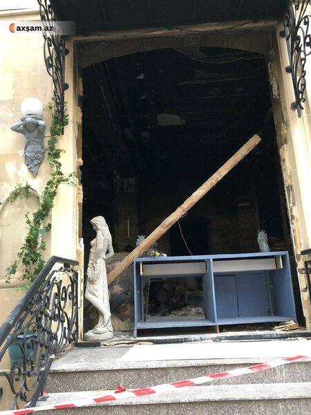 Partlayışdan geriyə qalanlar - FOTOlar