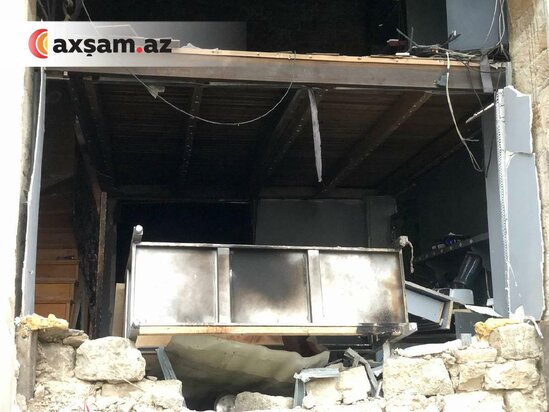 Partlayışdan geriyə qalanlar - FOTOlar