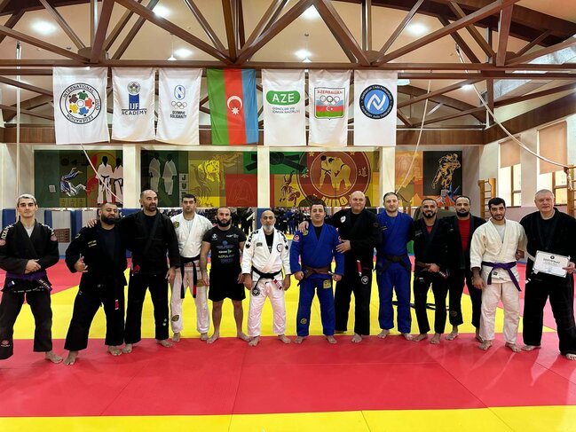 Azərbaycan Braziliya Ciu-citsu İctimai Birliyinin təşkilatçılığı ilə Qarabağ Zərəfinin 5 illiyinə həsr olunmuş Ümumrespublika Seminarı keçirilib