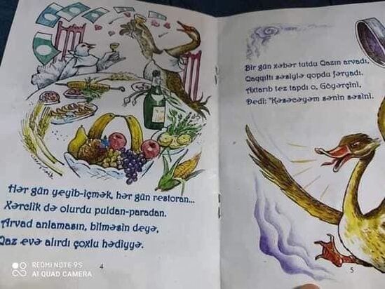 Azərbaycanda "Qaz ilə göyərçinin əhvalatı" adlı qalmaqallı kitab qadağan edildi - FOTO