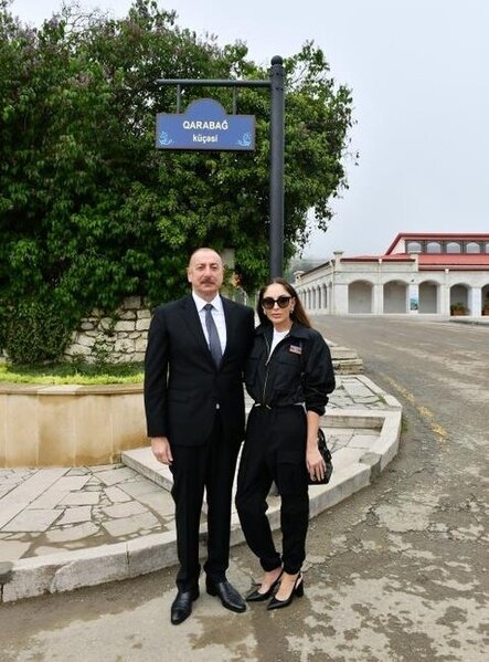 Prezident ailəsi ilə Şuşada - FOTOLAR