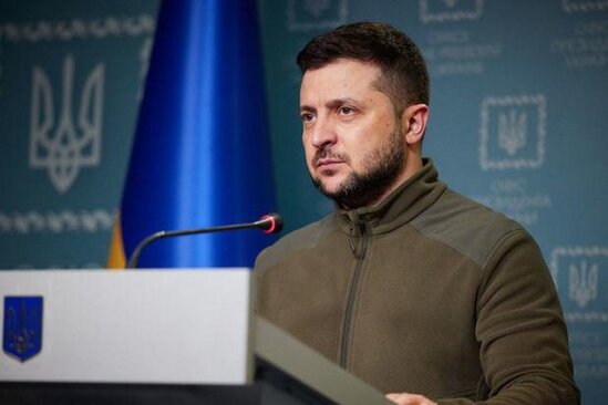 Zelenski Rusiyanın nəzarətindəki ərazilərdə etiraza qalxan vətəndaşlara təşəkkür etdi