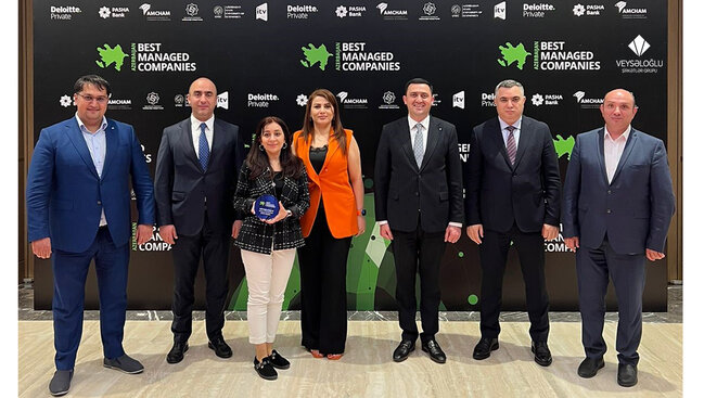 Veysəloğlu Şirkətlər Qrupu Best Managed Companies müsabiqəsinin qaliblərindəndir