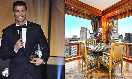 Ronaldonun 18 milyonluq evi - FOTOLAR