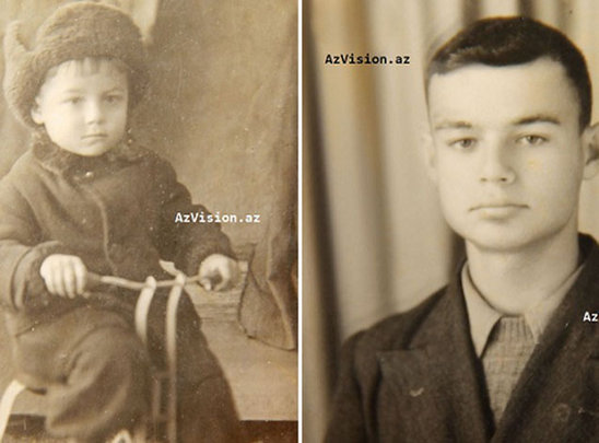 Artur Rasizadənin uşaqlıq və gənclik illəri - FOTOLAR