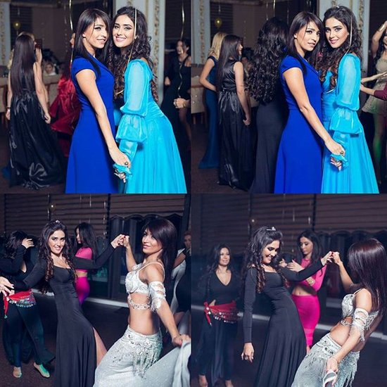 Azərbaycanlı aktrisanı "brilyant atəşi"nə tutdular - FOTOLAR