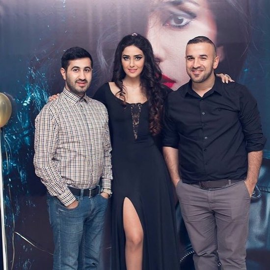 Azərbaycanlı aktrisanı "brilyant atəşi"nə tutdular - FOTOLAR