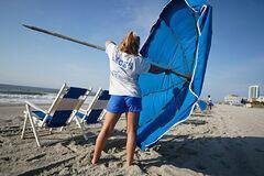 Çimərlikdə bədbəxt hadisə: qadın öldü