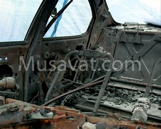 "Ştrafnoy"da yandırılan maşınların FOTOLARI