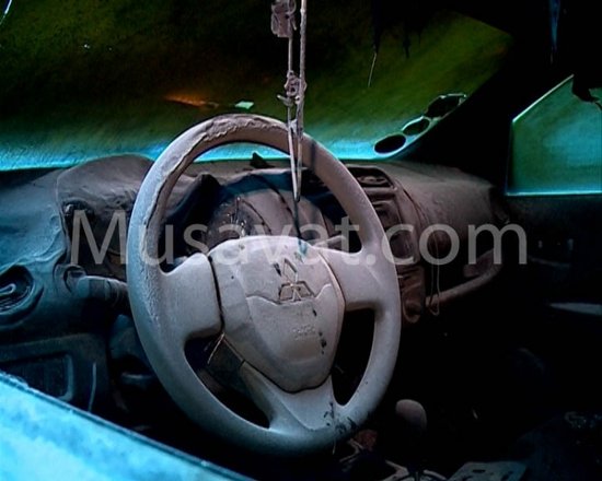 "Ştrafnoy"da yandırılan maşınların FOTOLARI