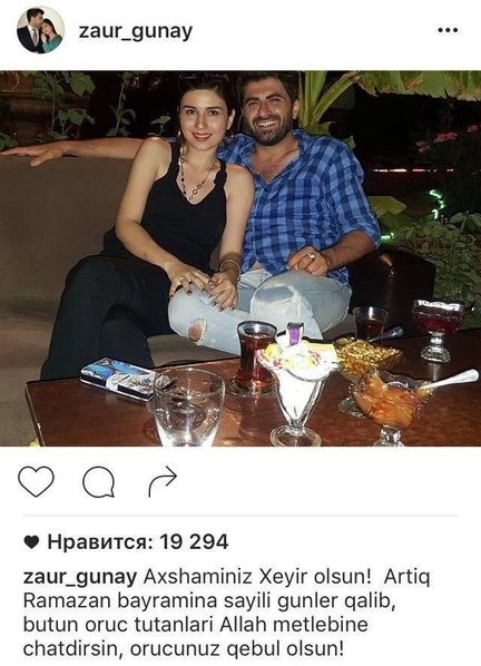 Tanınmışlardan bayram təbriki — FOTOLAR