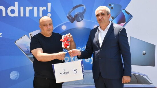 "Badamlı75" lotereyasının 2-ci tirajının qaliblərinə hədiyyələr təqdim edilib