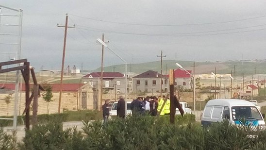 ANS-ə ikinci zərbə: polislə qarşıdurma - FOTOLAR