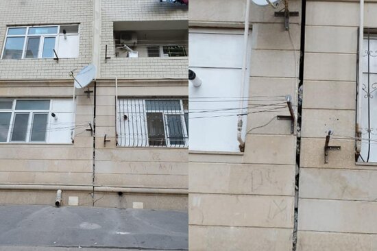 Məcburi köçkünlərin binası ortadan ikiyə ayrılır? - AÇIQLAMA + VİDEO