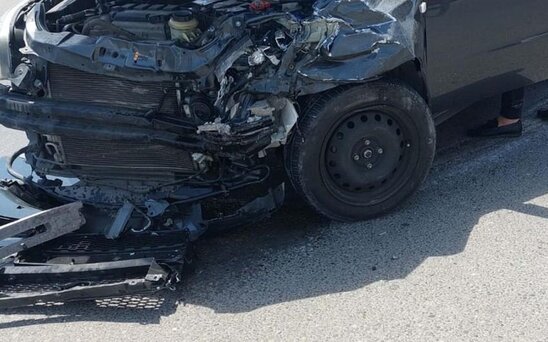 Bakıdan Xaçmaza sərnişin daşıyan "Prius" aşıb, xəsarət alanlar var