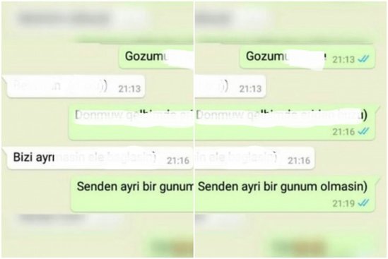"WhatsApp"-a qız adı ilə girən iki oğlanın BİABIRÇI YAZIŞMASI - FOTO