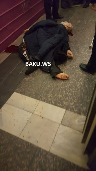 Bakı metrosunda qatarın vurduğu 47 yaşlı kişinin dəhşətli görüntüsü - FOTO