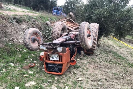 Kənd sakini traktorun altında qalaraq öldü