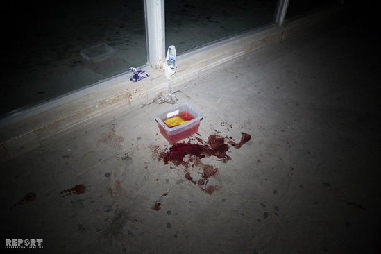 Maştağada bankomatdan pul çıxardan gənclər bıçaqlanıb, biri ölüb - FOTO - YENİLƏNİB