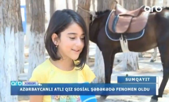 "Mən atlarla nəfəs alıram" - Maşınla yarışan 9 yaşlı qız DANIŞDI - VİDEO