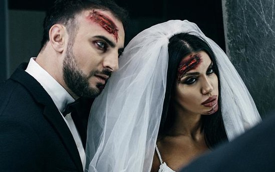 Qorxulu bəy və gəlin - Fotolar