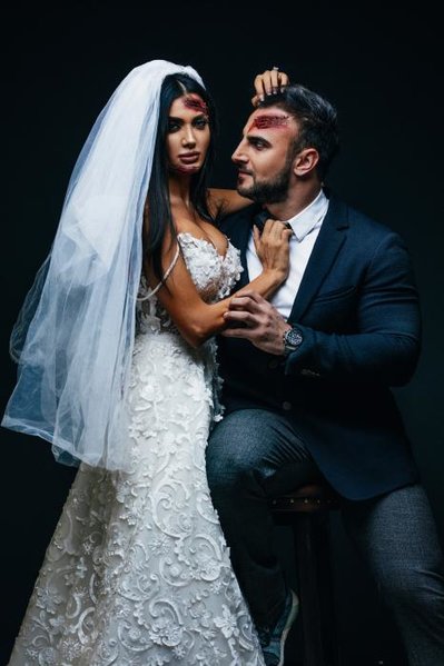 Qorxulu bəy və gəlin - Fotolar