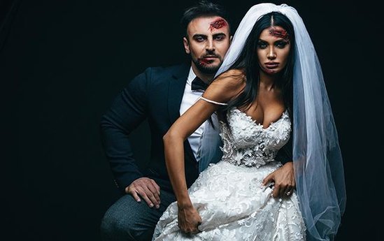 Qorxulu bəy və gəlin - Fotolar