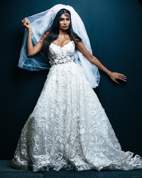 Qorxulu bəy və gəlin - Fotolar