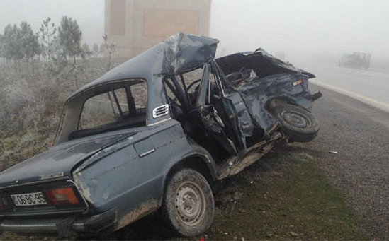 Azərbaycanın bu rayonunda ağır qəza - 1 nəfər öldü, 5-i isə yaralandı