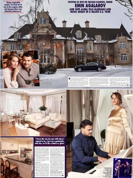 Emin və hamilə həyat yoldaşı məşhur "Hello!" jurnalında - FOTOLAR