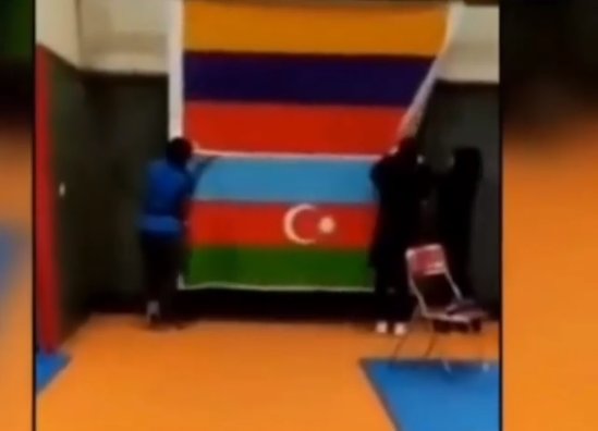 Xanım idmançıdan nümunəvi addım - Azərbaycan bayrağına görə şərt qoydu (VİDEO)