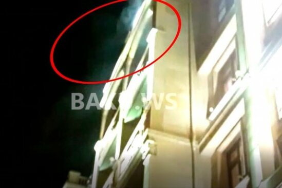 Bakıda gülməli hadisə - Kabab bişirirdilər, yanğınsöndürənlər gəldi (VİDEO)