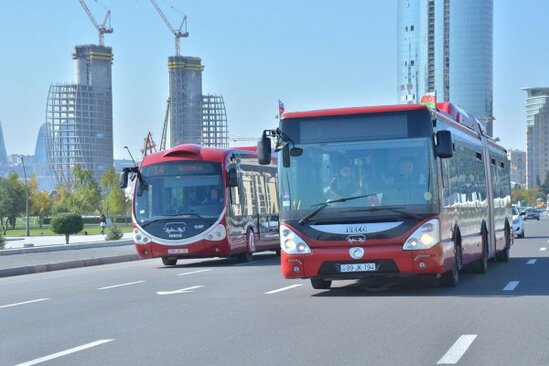 Bu avtobusların hərəkət sxemi dəyişdirildi - FOTO