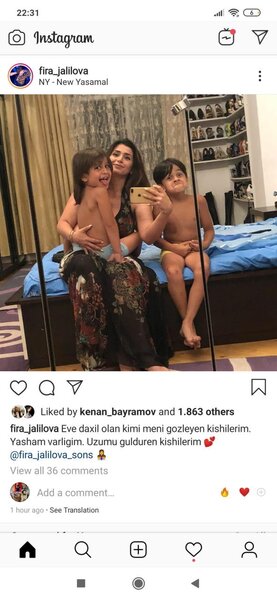 Fira yataq otağından foto paylaşdı: Məni gözləyən kişilərim...
